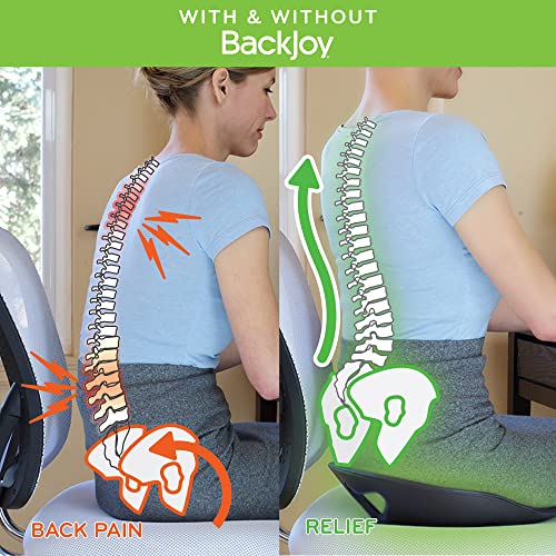 BackJoy Posture Seat Pad Ergonomic Pressure Relief, Hip & Pelvic