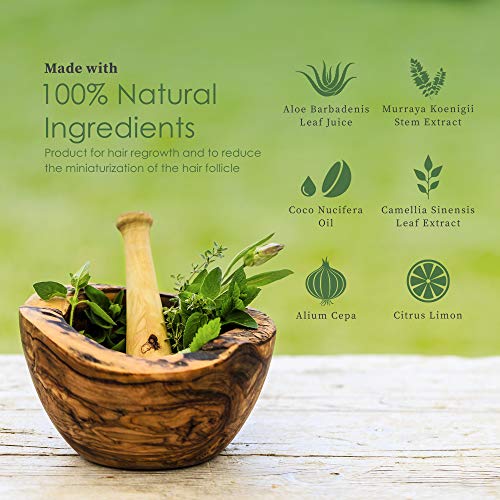 REGROWZ Women's 100 Natural Topical Hair Restoration Treatment for