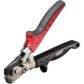 Malco SL1R Snap Lock Punch, steel, red, black