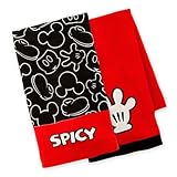 Disney Parks Mickey Mouse Kitchen Dish Towel Set of 2 NEW