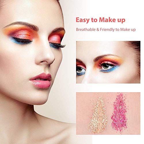 Eye Tape.Invisible Waterproof Double Eyelid Tape,2400pcs One Side Instant Lift Double Eyelid Sticker Dup Eyelid Tape Adhesive Magic Charm Big Eye Fiber(4 Roller+Fork Rods) - Thumbnail 5