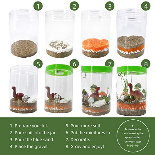 LightUp Terrarium Kit for Kids STEM Activities Science Craft Kits