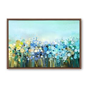 signwin Framed Canvas Wall Art Color Abstract Canvas...