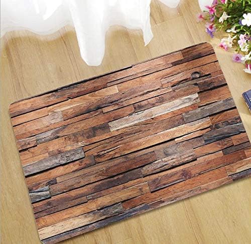 SUYUN Antistatic, durable and high impact strength - Suitable for home carpet protection mats,Old wooden board 40 * 60cm