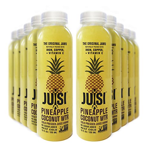 Buy JUISI Cold Pressed Juice, Pineapple Jamu, 12 Fluid Ounce (Pack of