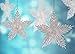 BANBERRY DESIGNS Star Christmas Ornaments - Pack of 12 Iridescent Star Shaped Xmas Ornaments - Star Decorations - Hanging Stars - Shatterproof Ornaments