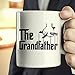 Muggies™ The Grandfather Coffee Mug - Unique Gift Idea For Dad And Grandpa Or Husband For Fathers Day, Birthday Or Christmas