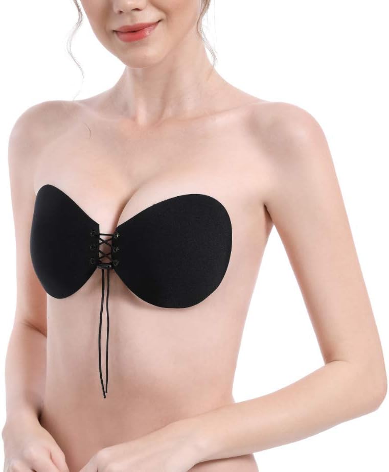 mimoday Invisible Adhesive Bra Sticky On Breast with Breast Lift for Women Dress