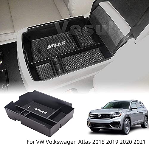Vesul Center Console Armrest Storage Box Fit for VW Volkswagen Atlas