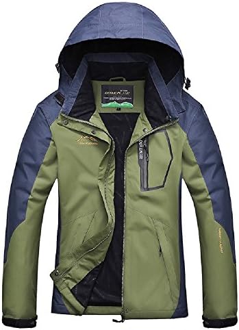 Loofede Women's Outdoor Waterproof Fleece Ski Jacket Mountain Windproof Rain Jacket