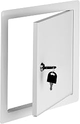 SolaDirect 500x600 mm White Metal Access Panel with Lock Inspection Door view 4
