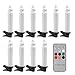 Tree LED Candle Light ONEVER Battery Powered Remote Control Flameless LED Candle Light RGB Christmas Candle Lights with Detachable Clip for Christmas Decoration, Wedding, Halloween, Thanksgiving