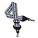 Performance Plus Adjustable Length Woven Banjo Strap With No-Scratch Hooks Midnight Sky Blue (GS7-BL)