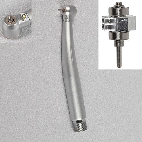 2 Hole Handpiece Kavo Style LED Fiber Optic High Speed Turbine Push Button Egenerator