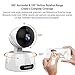 Home Security Camera Wireless, Baby/Pets/Elderly Monitor WiFi 1080P HD Indoor Home Video Surveillance Camera with Motion Detection, Night Vision, 2 Way Audio -White