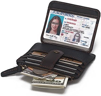 Ming Clan Super Handy Super Slim Multitude Card Slots Top Quality Genuine Cowhide Leather Card and ID Case