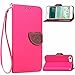iPhone 7 Plus Leather Case,iPhone 7 Plus Wallet Case,iPhone 7 Plus Case,Lincde Linycase PU Leather Wallet leaf Style Flip Book Cover with Credit Card Holder for iPhone 7 Plus 5.5