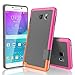 Galaxy Note 5 Case, TILL(TM) Ultra Slim 3 Color Hybrid Impact Anti-Slip Shockproof Soft TPU Hard PC Bumper Extra Front Raised Lip Case Cover for Samsung Galaxy Note 5 V SM-N920 [Gray]