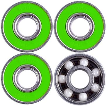 Fidget Spinner Replace Bearings for Hand Spinner EDC Fidget Toy Replacement Parts (3 Green, 1Bearing)