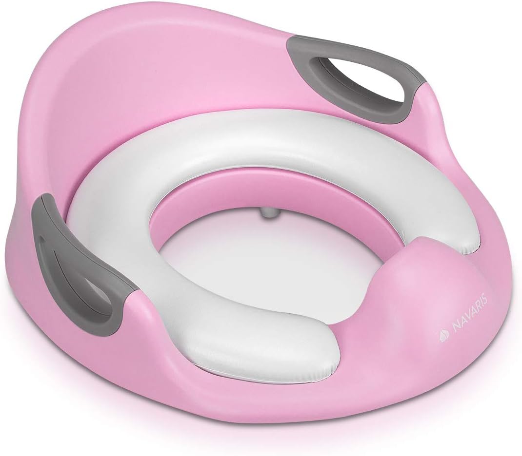 Navaris Adaptador Wc Para Ninos Rosa Adaptador Infantil De Entrenamiento Portatil Asiento Reductor Para Tapa Del Inodoro Para Bebe Asientos Bebe Westparkcleaners Com