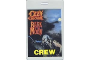 Ozzy Osbourne 1984 Bark Tour Laminated Backstage Pass