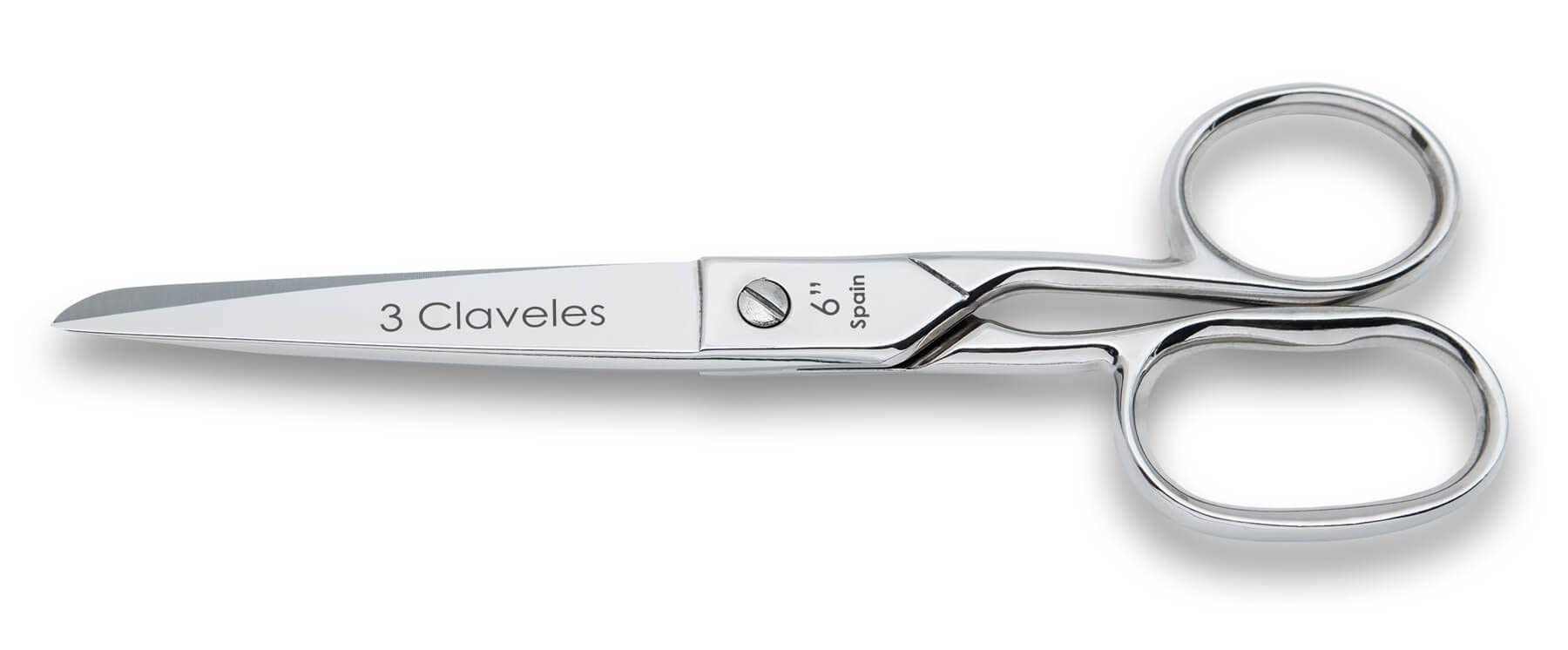 3 Claveles Modista Sewing Scissors, 6 Inches