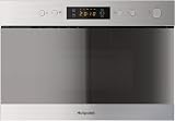 Hotpoint 22L 750W Built-in Microwave with Grill - Stainless Steel view 1