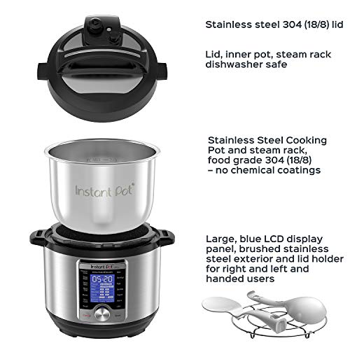Instant-Pot-Ultra-3-Qt-10-in-1-Multi-Use-Programmable-Pressure-Cooker-Slow-Cooker-Rice-Cooker-Yogurt-Maker-Egg-Cooker-Saute-Steamer-Warmer-and-Sterilizer-Silver