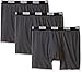 PUMA Men's (Pack of 3) 100% Cotton Boxer Brief, Dark Grey, Medium