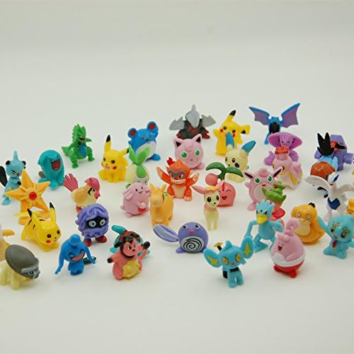 48 pcs Kids Toys Pokemon Action Figures Pikachu Anime pokeball Toys Mixed 2-3cm Mini Pokemon ball Figure Toys For Children