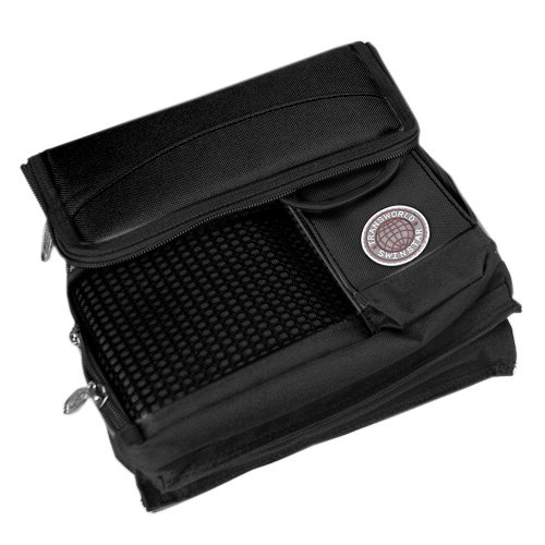 Transworld Durable Deluxe Insulated Lunch Cooler Bag (Many Colors and Size Available) (12"x10"x8 1/2", Black)