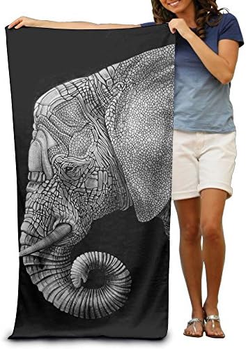 Elephant Beach Bath Pool Hooded Extra Large Towels Blanket For Adult
