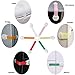 Wsky Child Safety Locks - Best Latches to Baby Proofing - Adhesive and Adjustable Size for Cabinets, Refrigerator, Dresser, Microwave, Drawers, Oven, Toilet (6pack)