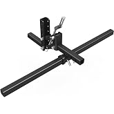 YINTATECH 50" ATV UTV Implement Lift, 1-Point Lift System Fits 2" Receiver | Adjustable Height Manual Implement Lift for Tow Behind Agricultural Attachments Disc Plows, Cultivators, Box Blades, Rakes