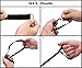 Zhixuanke 1in wide by 15ft 30ft 50ft 65ft 100ft 160ft 200feet long Nylon Training Leash - For Large,Medium and Small Dogs - Long Lead - Great for Training, Play, Camping, or Backyard 15 feet black