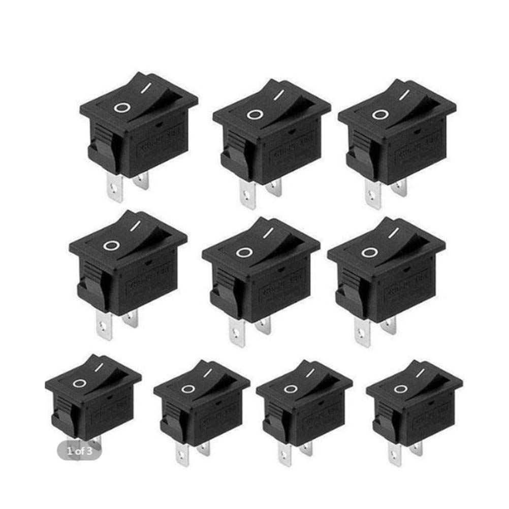 Amazon Com Hemobllo 10pcs 2pin Toggle Switch On Off Mini