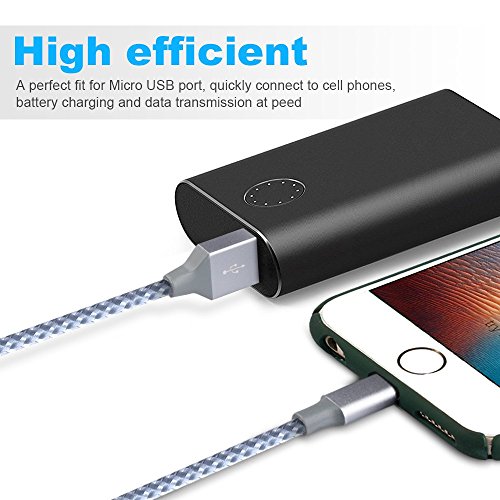 image for Cordking iPhone Charger,MFi Certified Lightning Cables 5Pack 2X3FT 2X6
