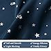 H.VERSAILTEX Blackout Curtains Kids Room Thermal Insulated Twinkle Stars Printed Curtain Draperies for Boys Girls, Sleep-Enhancing Magic Grommet Drapes, 2 Panels, Each 52x84-Inch, Navy