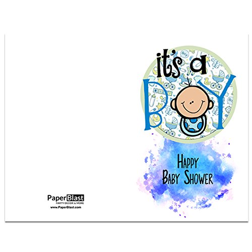Amazon Com It S Boy Baby Shower Card With Custom Handwritten