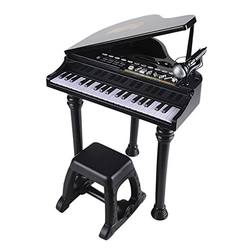 Electronic Grand Piano with Detachable Microphone and Electronically Tuned Keys - Image 8
