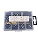 Goture 90pcs Saltwater Fishing Rod Repair Tips, Rod Repair Kit Fishing Rod Tips Stainless Steel Ceramic Ring Guide Rod Repair Replacement 9sizes