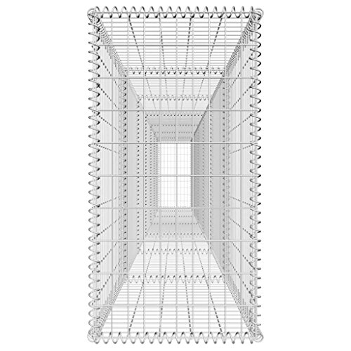 Festnight Gabione Steingabione Wand Drahtkorb 600 x 50 x 100 cm – Bild 6