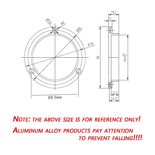 Noctilucent horizontal bubble Cardan level horizontal bubble strip horizontal bead horizontal device 90MM - Thumbnail 2