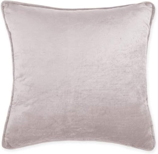 Amazon Com Wamsutta Velvet Piping Square Throw Pillow In Stone