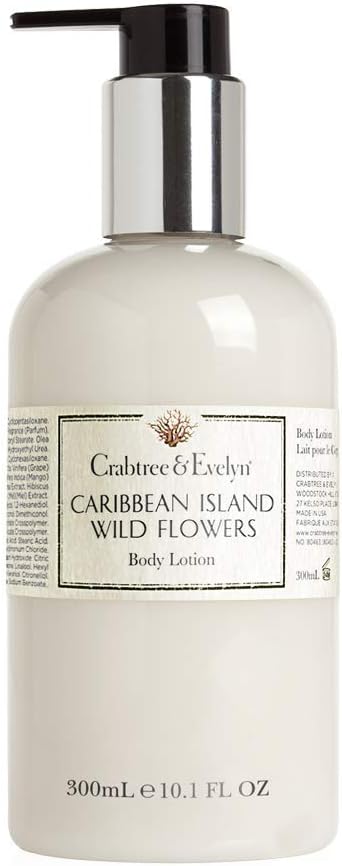 Crabtree & Evelyn Caribbean Island Wild Flowers Body Lotion 300ml Hydrating