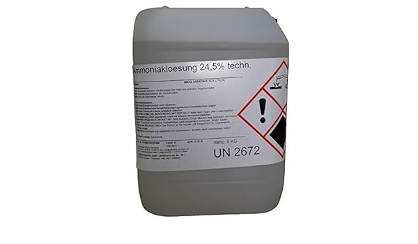 Salmiak Espíritu de amoniaco de solución 24,5% – Técnica de 10 L ...