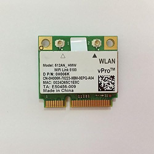 Amazon | Wifi Link 5100 AGNワイヤレスミニPCI-Eカード INTEL 5100 AGN 512AN_MMW 802 ...