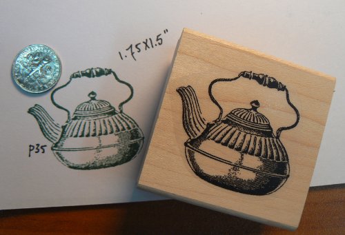 Teapot Rubber Stamp P35