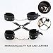 15 Pcs BDSM PREMIUM QUALITY Love Bed Bondage Set Kit Restraints Straps Soft Wrist And Ankle Cuffs Fetish Sex Toys For Couples Men With BONUS Sex Dice Game By Everlong Pleasuresthumb 3