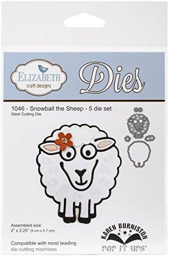 Elizabeth Craft Pop It Up Metal Dies By Karen Burniston-Snowball The Sheep